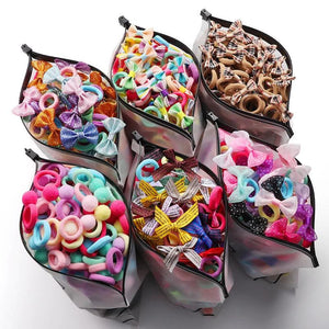 20Pcs/Set Baby Colorful Bow Headband Girl Elastic Hair Accessories