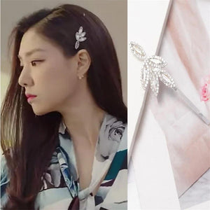 Seo Ji Hye Drama Star Hairpin Leaf Clip Women's