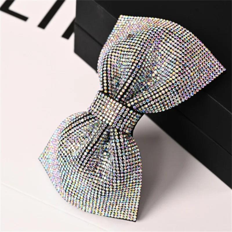 9 Styles Bowknot Hairpins Rhinestones Hairwear Accessories