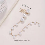 Geometric Snake Hairpin Crystal Headband Hair Clip