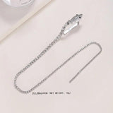 Geometric Snake Hairpin Crystal Headband Hair Clip