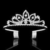 Rhinestone Headband Crown Bridal Wedding Jewelry Headdress