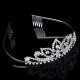 Rhinestone Headband Crown Bridal Wedding Jewelry Headdress