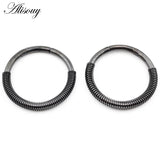 Stainless Steel Spring Ear Weights Expander Plugs Gauges Earrings