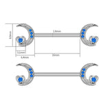 Leosoxs Dragonfly Starfish Zircon Milk Nail Piercing Jewelry