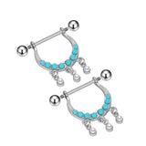Leosoxs Dragonfly Starfish Zircon Milk Nail Piercing Jewelry