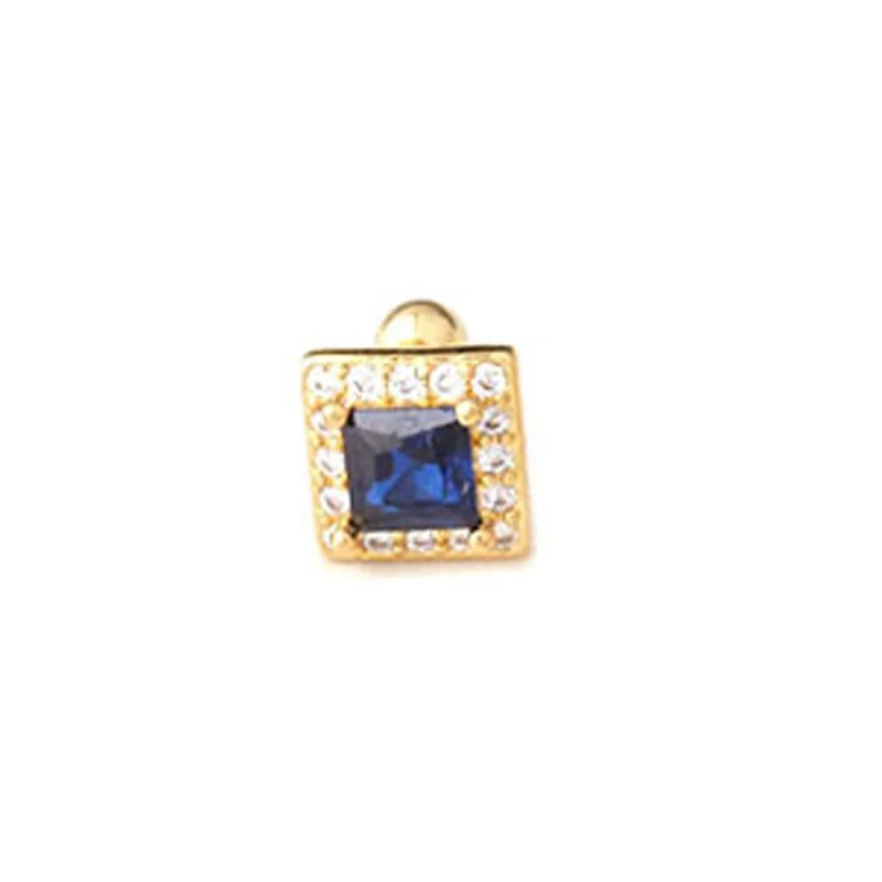 Leosoxs Stainless Steel Zircon Ear Stud Piercing Ear Accessories