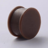 2Pcs Silicone Ear Plugs Tunnels Gauges Ear Stretcher Expander