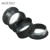 3-25mm Ear Gauges 00g Stainless Steel Tunnels Plugs Piercing Jewelry