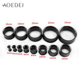 3-25mm Ear Gauges 00g Stainless Steel Tunnels Plugs Piercing Jewelry