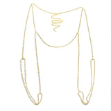 Crystal Rhinestones Leg Body Chain Sexy Body Jewelry for Women