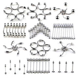 Tongue Piercing Tragus Cartilage Earring Body Jewelry Stainless Steel