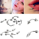 Tongue Piercing Tragus Cartilage Earring Body Jewelry Stainless Steel