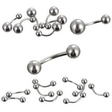 Tongue Piercing Tragus Cartilage Earring Body Jewelry Stainless Steel