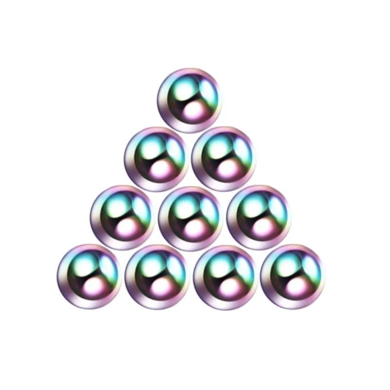 10pcs Stainless Steel Jewelry Spare Accessories DIY Replacement Balls Cones