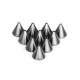 10pcs Stainless Steel Jewelry Spare Accessories DIY Replacement Balls Cones