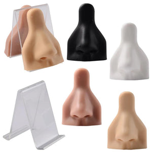 Soft Silicone 3D Nose Model For Piercing Practice Nose Ring Display