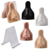 Soft Silicone 3D Nose Model For Piercing Practice Nose Ring Display