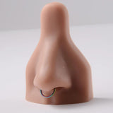 Soft Silicone 3D Nose Model For Piercing Practice Nose Ring Display