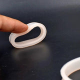 Large Skin Flexible Silicone Double Flared Ear Tunnel Plug