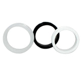 2Pcs Silicone Double Flared Ear Tunnel Plug Flesh Tunnel E