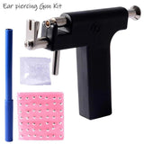 Pro Piercing Gun Machine Kit Set 98pcs Ear Studs