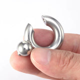 1PC 3-8mm Punk Ear Gauge BCR Ball Closure Nose Septum Ring Jewelry