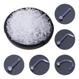 Acrylic Nostril Piercing Pin Body Jewelry 20G Clear Bioflex Nose Bone Ring