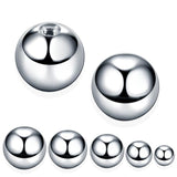 100pcs Stainless Steel Screw Spike Ball Piercing Accessories