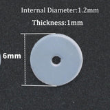 Silicone Discs for Earrings Back, Transparent Anti-Hyperplasia Fixing Ring