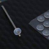 Silicone Discs for Earrings Back, Transparent Anti-Hyperplasia Fixing Ring