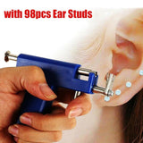 Professional Ear Piercing Gun Tool Set with 98pcs Ear Studs