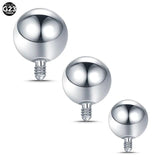 G23 Titanium Replacement Ball For Body Jewelry 14G 16G