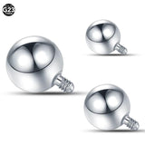 G23 Titanium Replacement Ball For Body Jewelry 14G 16G
