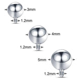 G23 Titanium Replacement Ball For Body Jewelry 14G 16G