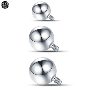 Titanium Threaded Ball Replacement for Body Jewelry