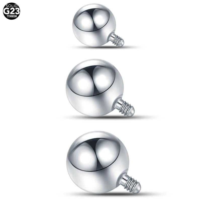 Titanium Threaded Ball Replacement for Body Jewelry