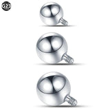 Titanium Threaded Ball Replacement for Body Jewelry
