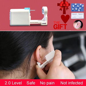 Disposable Ear Cartilage Tragus Piercing Gun Kit