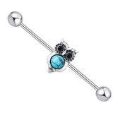 38mm Industrial Piercing Ear Cartilage Stud Earring Barbell Straight
