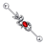 38mm Industrial Piercing Ear Cartilage Stud Earring Barbell Straight