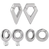 Stainless Steel Magnetic Circle Hinge Ear Weight Gauges