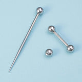 Surgical Steel Body Piercing Kit with Taper and Thread Pin