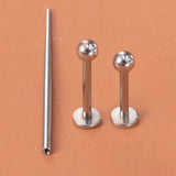 Surgical Steel Body Piercing Kit with Taper and Thread Pin