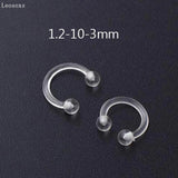 Acrylic Soft Rod Earrings & Nose Nails Set
