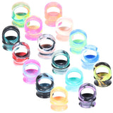 32pcs Silicone Ear Gauges Tunnels Plugs Piercing Jewelry Earring Stretchers Kit