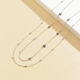 Sexy Thin Beads Link Body Chains Belt Waist Chain Pendant Silver