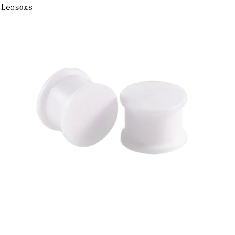 Leosoxs 2 piece Silicone ear expander jewelry