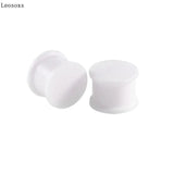 Leosoxs 2 piece Silicone ear expander jewelry