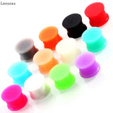 Leosoxs 2 piece Silicone ear expander jewelry